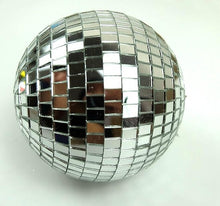 Load image into Gallery viewer, 1pcs Diameter 10/12/15/20cm Mirror Ball Reflective Decorative Ball Bar Disco Ball Wedding Glass Ball Cake Decoration gold/white