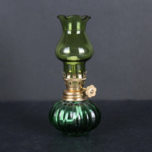 Load image into Gallery viewer, 2019  NEW Vintage Glass Kerosene Lamp Romantic Couple Camping Tent Camping Lamp Kerosene Christmas Present China Glass Crafts