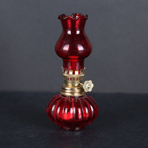 2019  NEW Vintage Glass Kerosene Lamp Romantic Couple Camping Tent Camping Lamp Kerosene Christmas Present China Glass Crafts